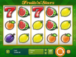 Игровой автомат Fruits'n'Stars (Фрукты и звезды)