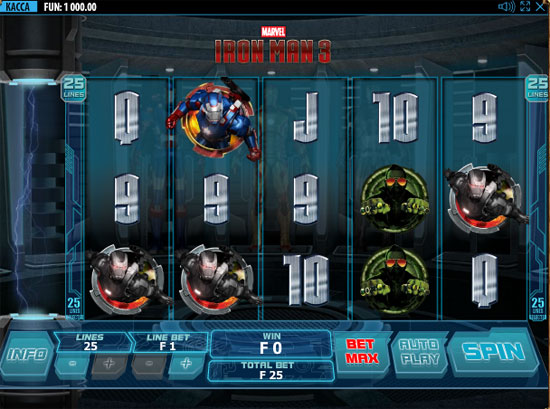 Игровой автомат Iron Man 3 (Железный человек 3)