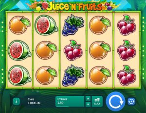 Игровой автомат Juice'n'Fruits (Фруктовый сок)