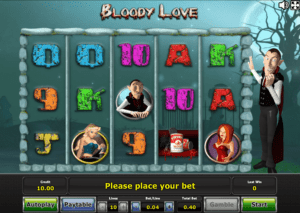 Где поиграть в игровой автомат « Чертова любовь» (Bloody Love)